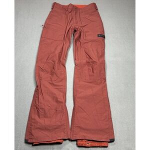 Burton MB Southside Snowboard Pants Men's XS Rust Orange Insulated Utility